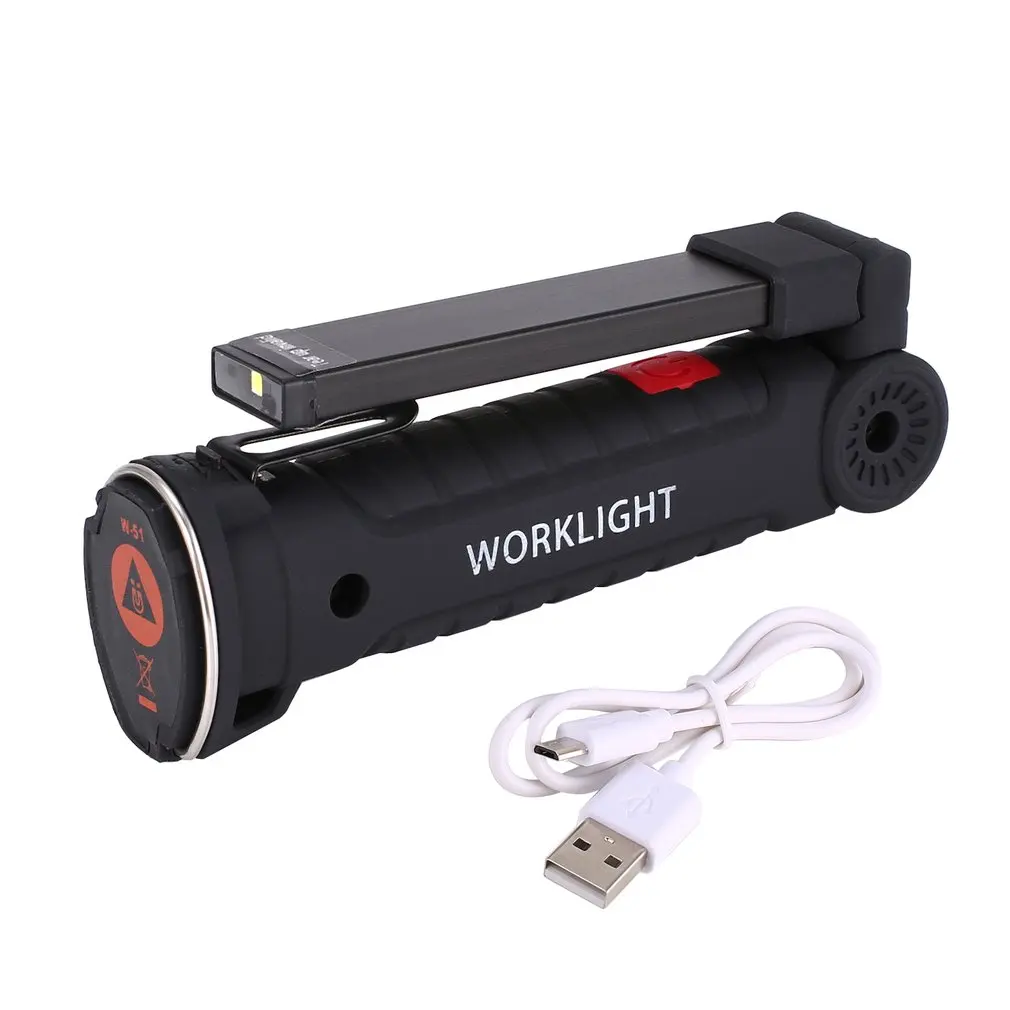 2 Size Mini Multifunction Pen COB LED Work Light Inspection Repair Torch Flashlight with Magnetic Base Clip for Biking Workshop | Лампы и
