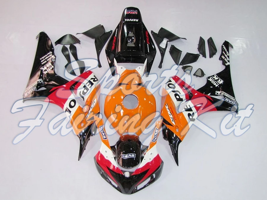 Набор для всего тела CBR1000 RR 2006 2007 Обтекатели Honda Cbr1000 07 обтекатель мотоцикла CBR1000RR