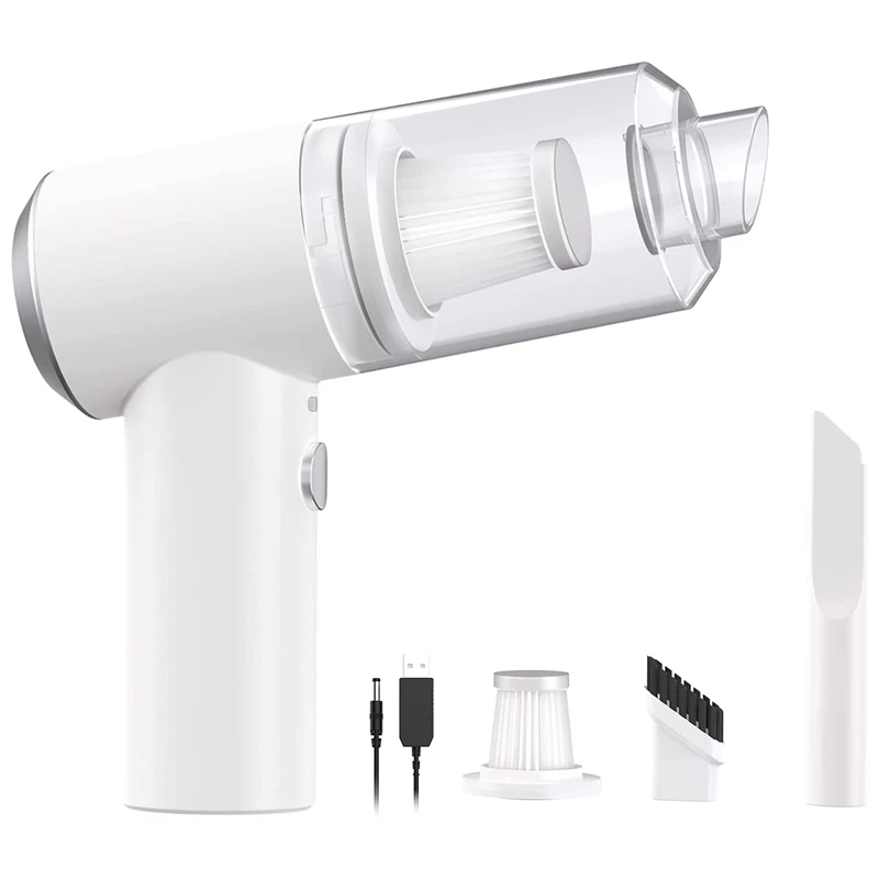 

Keyboard Vacuum Mini Handheld Vacuum Cordless with LED Light, Portable USB Vacuum Cleaner for Car, Home