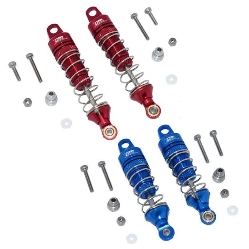

2set Metal Rear Shock Absorbers Damper for LOSI 1/18 Mini-T 2.0 2WD Stadium Truck RC Car Upgrades Parts,2 & 1