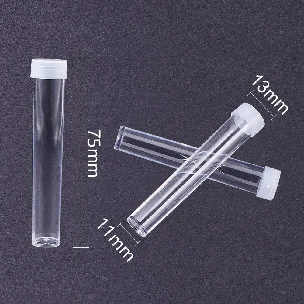 Прозрачный пластиковый бисер маленькая коробка контейнер прозрачный маленький