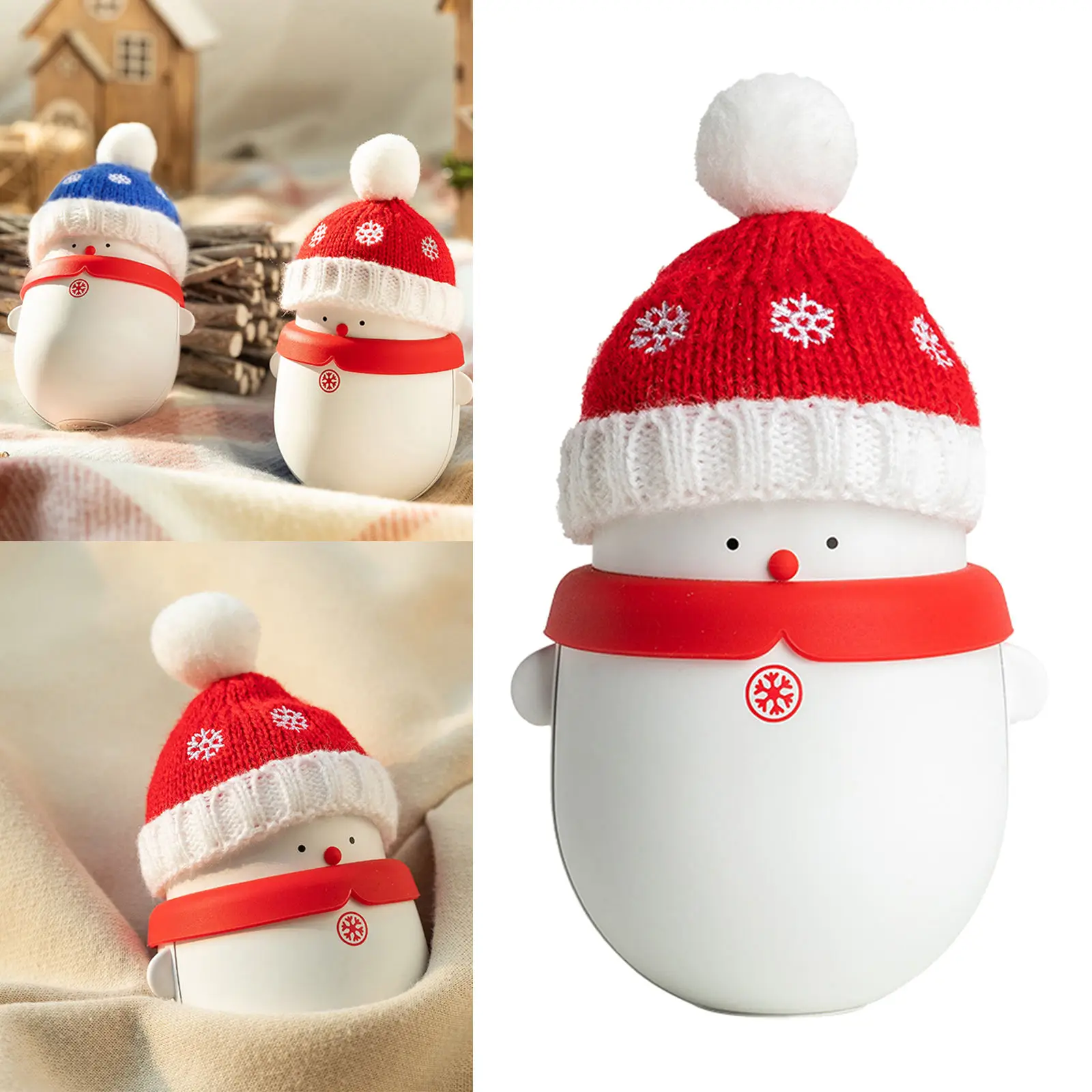 

Двухсторонний нагреватель для рук Snowman, 5 часов, перезаряжаемый, многоразовый