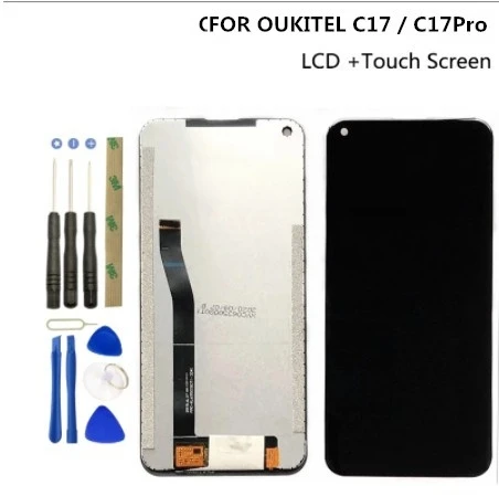 

100% Original New 6.35 inch OUKITEL C17 PRO LCD Display+Touch Screen Digitizer Assembly LCD+Touch Digitizer for OUKITEL C17 PRO