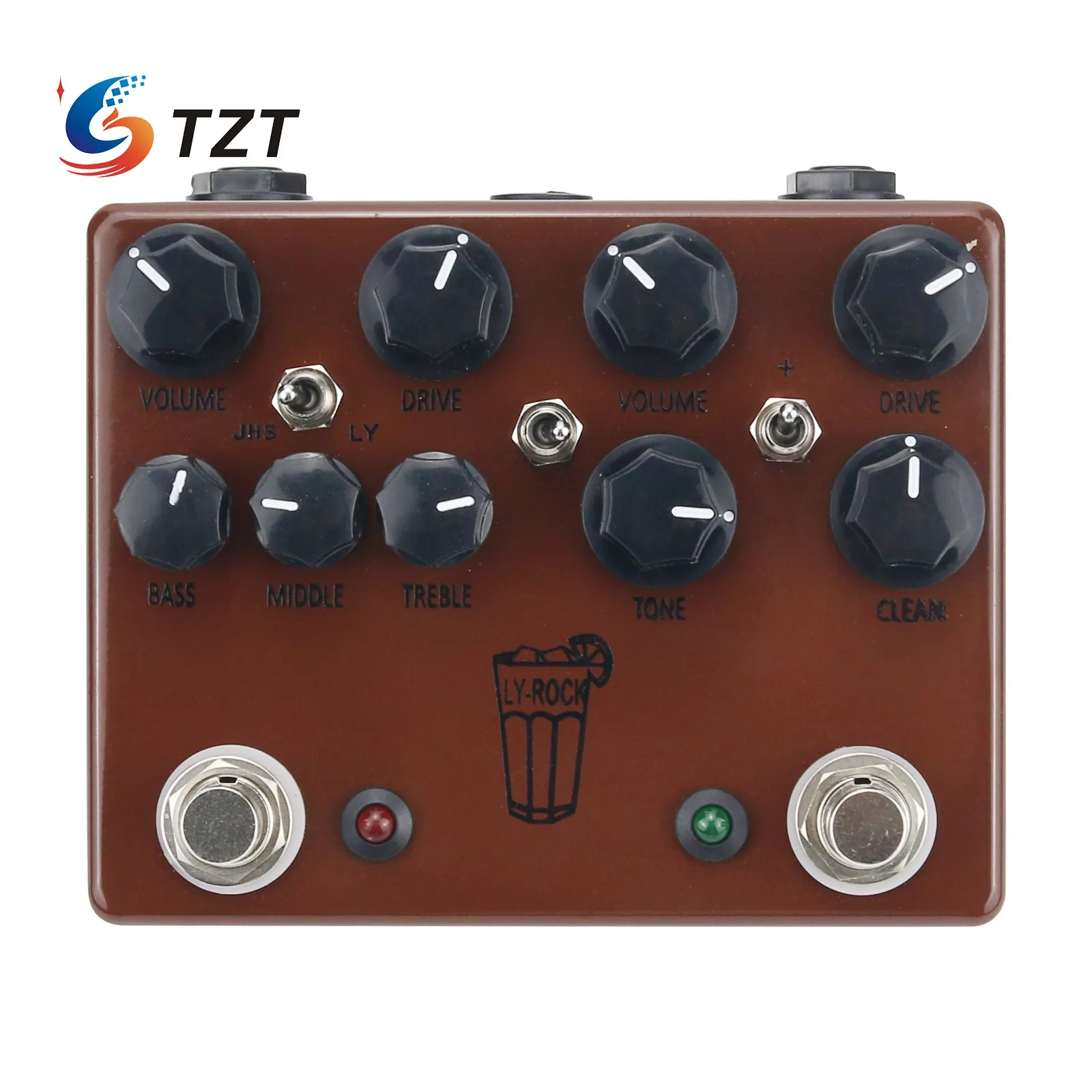 

TZT для JHS Sweet Tea V3 перегруз искажение педали для гитары аксессуары «сделай сам»