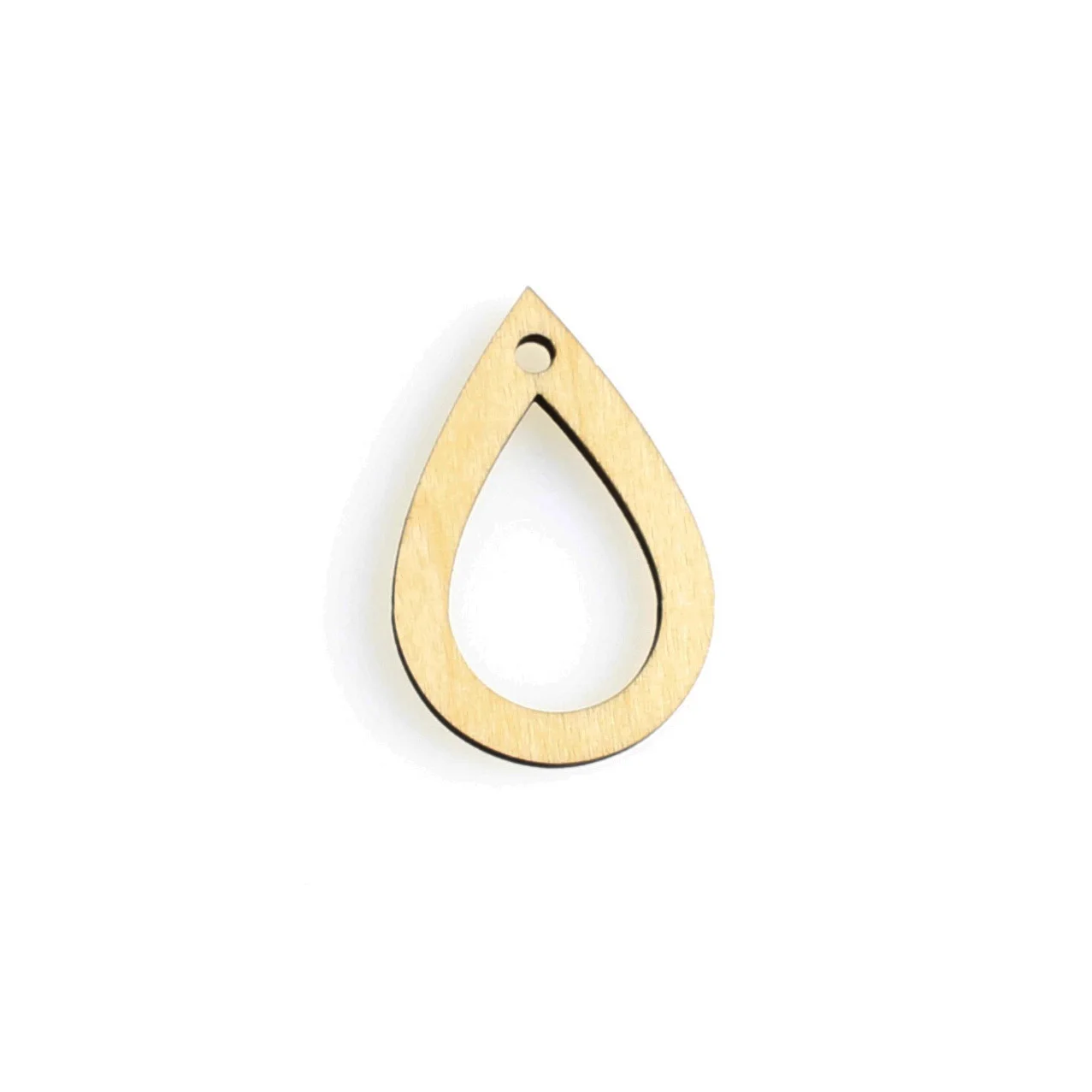 

Drop-shaped plume shape, mascot laser cut, Christmas decorations, silhouette, blank unpainted, 25 pieces, wooden shape (2066)
