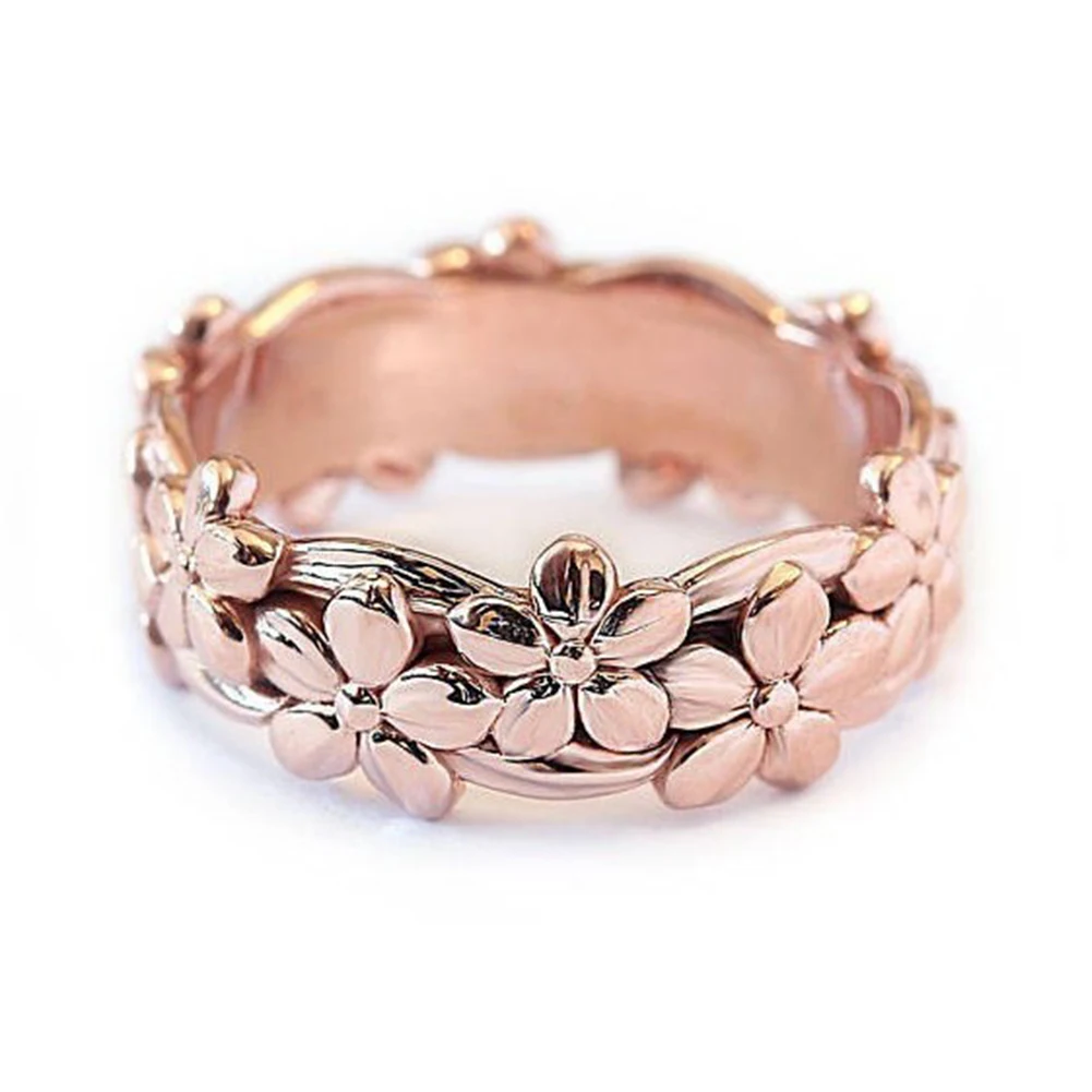 Женское кольцо простой цветок ромашки Винтажные Ювелирные изделия Сплав