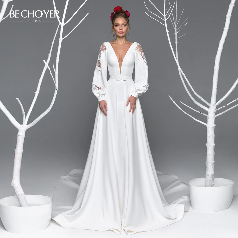 Сексуальное платье с v образным воротом атласное ТРАПЕЦИЕВИДНОЕ свадебное будет