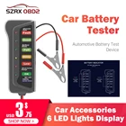 Автомобильный тестер аккумулятора VDIAGTOOL, цифровой тестер генератора переменного тока, устройство диагностики автомобильного аккумулятора с 6 светодиодный ными индикаторами