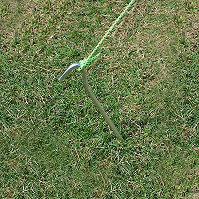 

Aluminium Tent Stakes for Sand,Beach Camping-7 Inch Long Inflexible Ground Stakes Tent for Outdoor Hiking Gardening