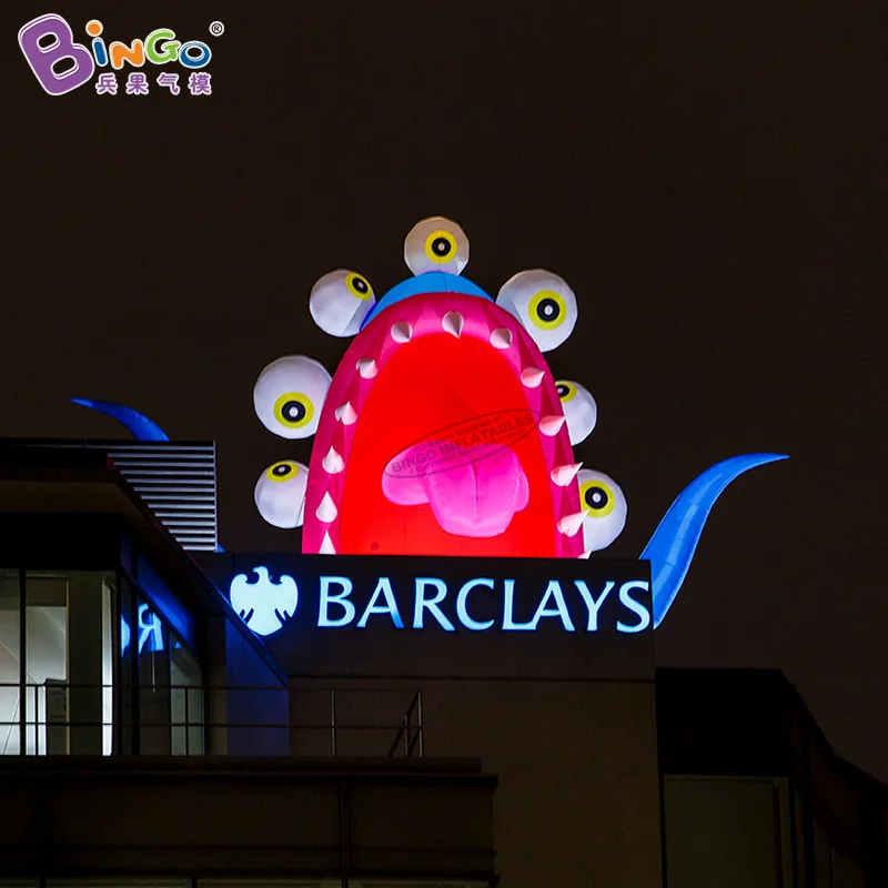 

Exquisite 7x6.2x6 Meters Inflatable Lighting Screaming Monsters Balloon For Outdoor Halloween Decoration Toys - BG-F0211