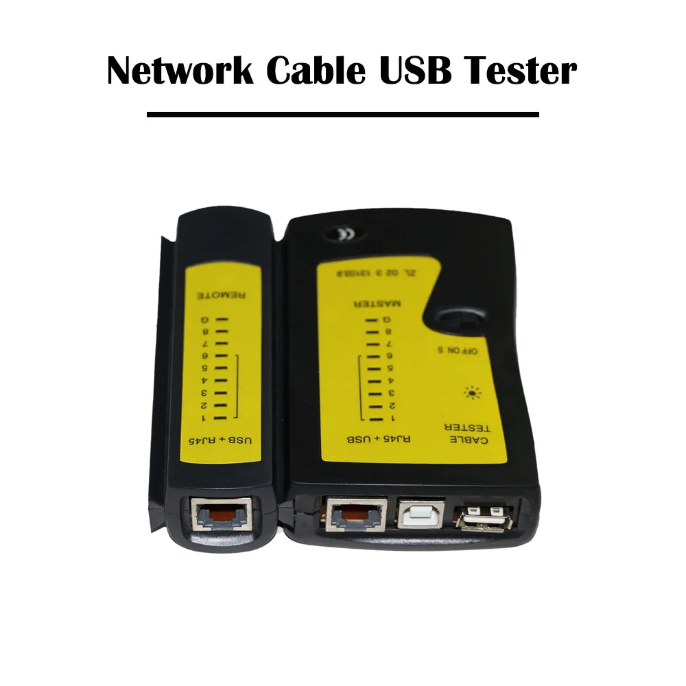 Тестер сетевого кабеля USB RJ11/RJ45 A B Cat 5e 6 разъем Мама мама сетевой соединитель