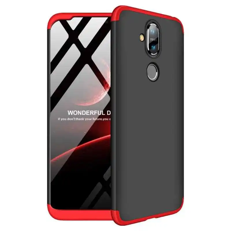 

Mokoemi 360 Full Protection Armor Case For Nokia 8.1 6.1 7 Plus 6.1 Phone Case Cover