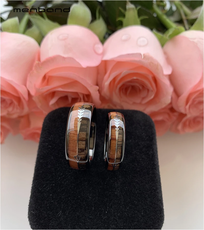 Черные вольфрамовые обручальные кольца для мужчин женщин мужские с