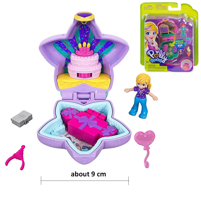 GFM53 Оригинальная карманная кукла Mattel Polly, скрытый мир, мини-сцена, домашние игрушки для девочек, для детей, Русалочка, детская игрушка, матрешки, куклы - Цвет: GFM53