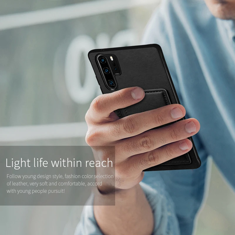 Чехол для телефона из искусственной кожи с подставкой для huawei P30 P20 mate 20 Pro Lite Nova3E 4E ультра тонкий роскошный протектор телефона с отделением для карт