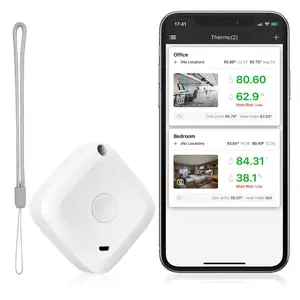 oria wireless thermometer hygrometer sensor data logger digital cf indoor outdoor bluetooth temperature humidity meter alarm free global shipping