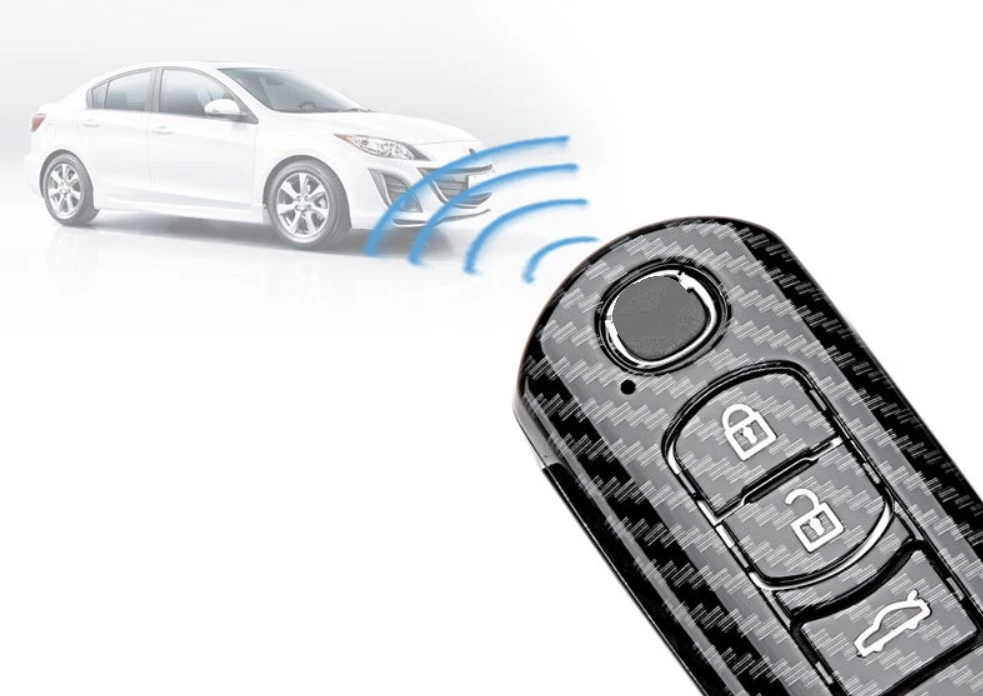 Автомобильный держатель ключа из АБС углеродного волокна для Mazda CX 5 3 6 Atenza Alexa 2/3