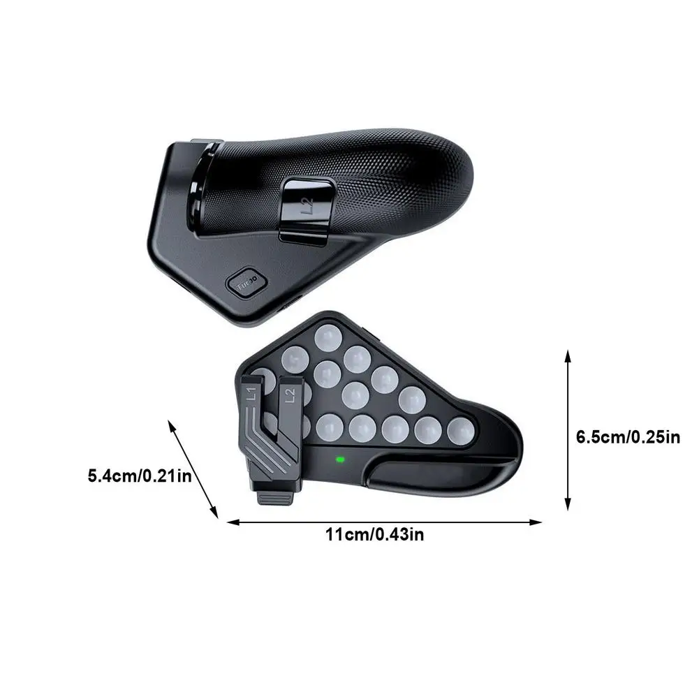 

Computer F7 Game Controller Claw Shape Plug And Play Gamepad Type-c Interface Six-Finger Large Flat Screen Game Accessories