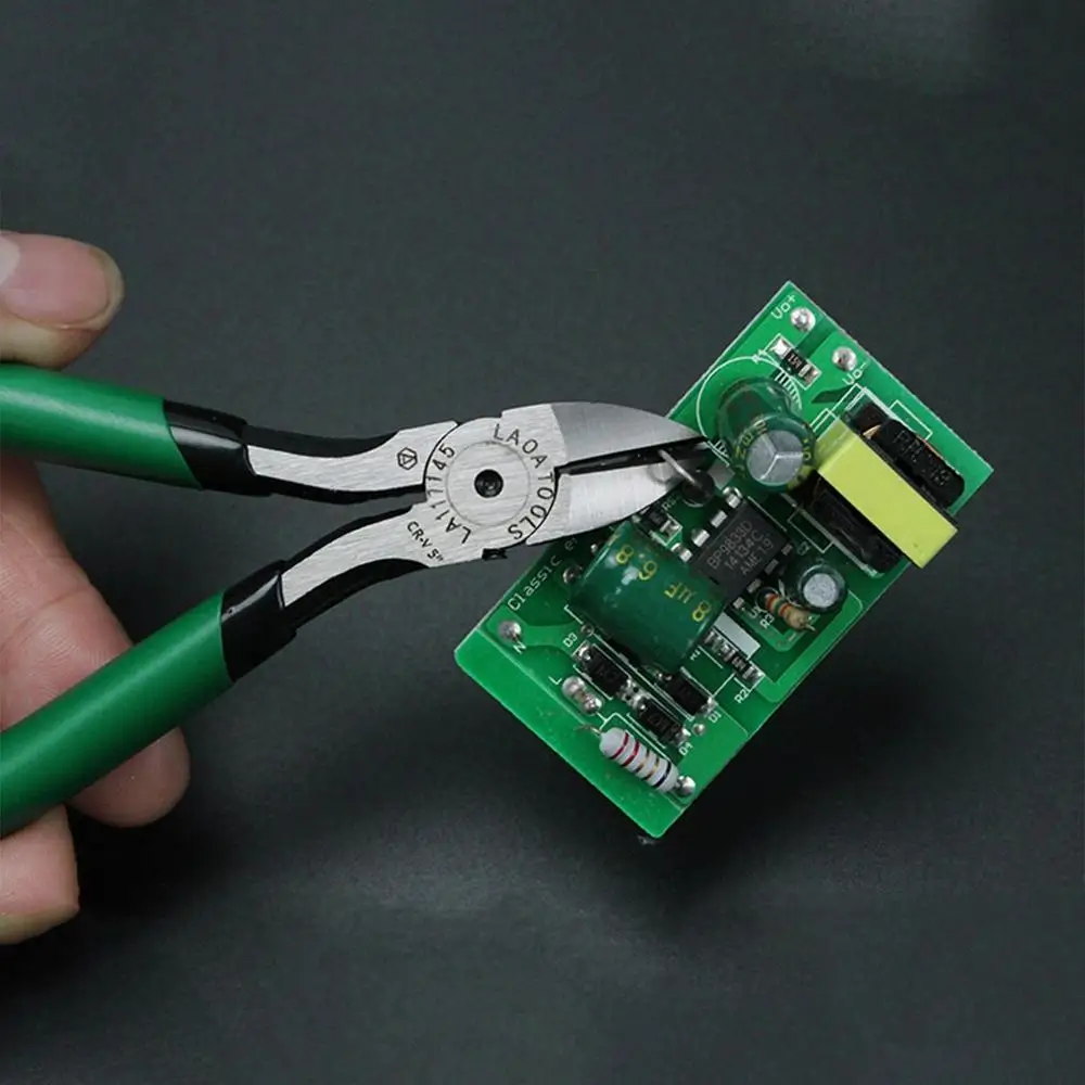 LAOA 5 дюймов резак для проволоки с длинным носом боковые кусачки мини диагональные