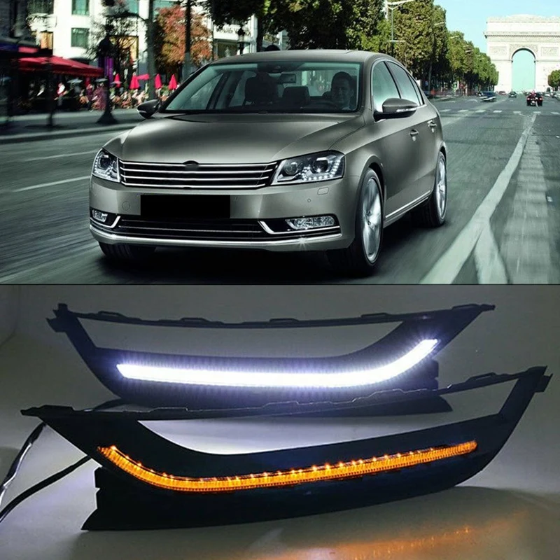 

Car DRL Lamp LED Daytime Running Light with Turn for Passat B7 2012-2015