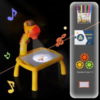 fawn projector art drawing table childrens drawing board lamp toy small desk education learning painting tools educational toys
