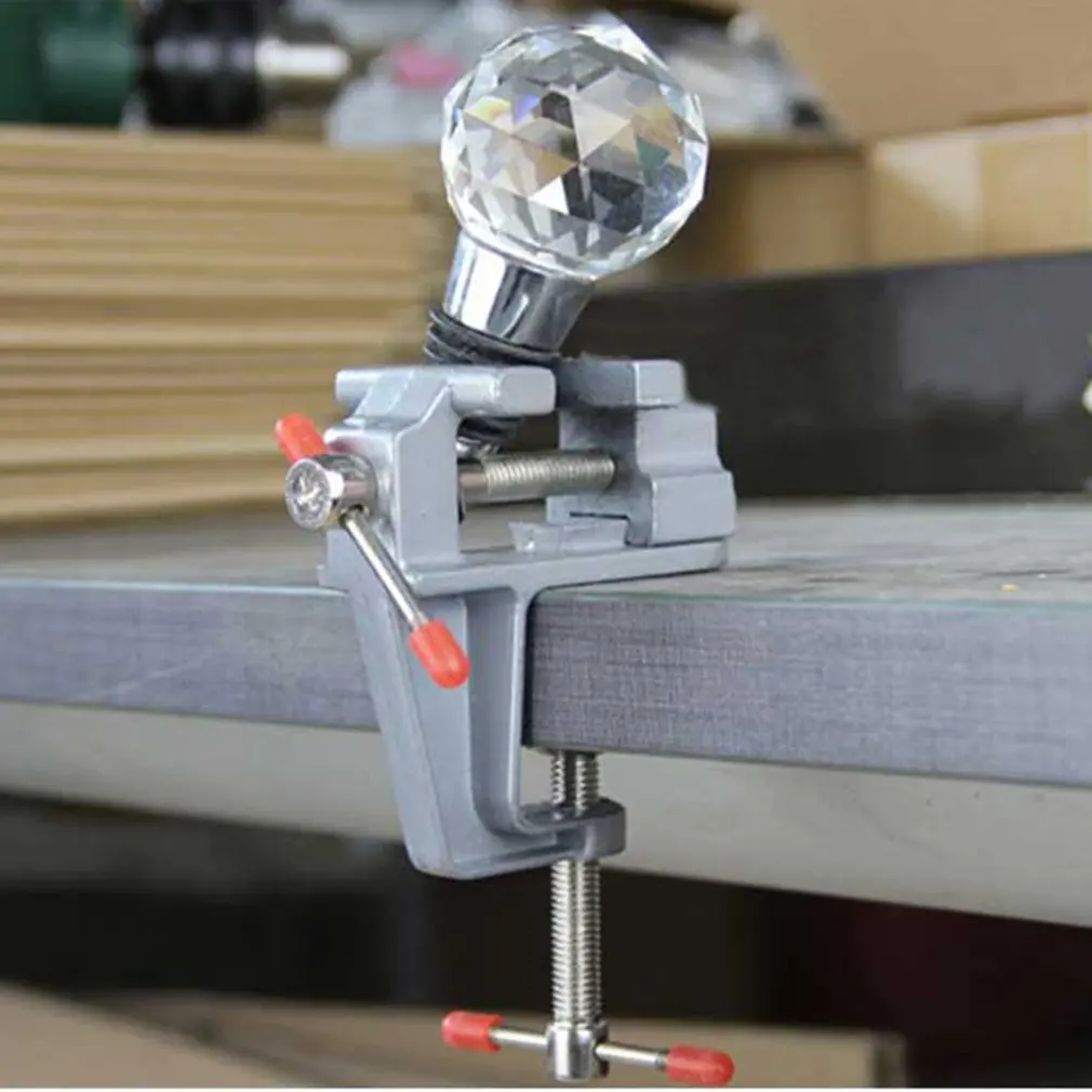 Портативный Настольный тиски металлический зажим слесарный винт верстак для