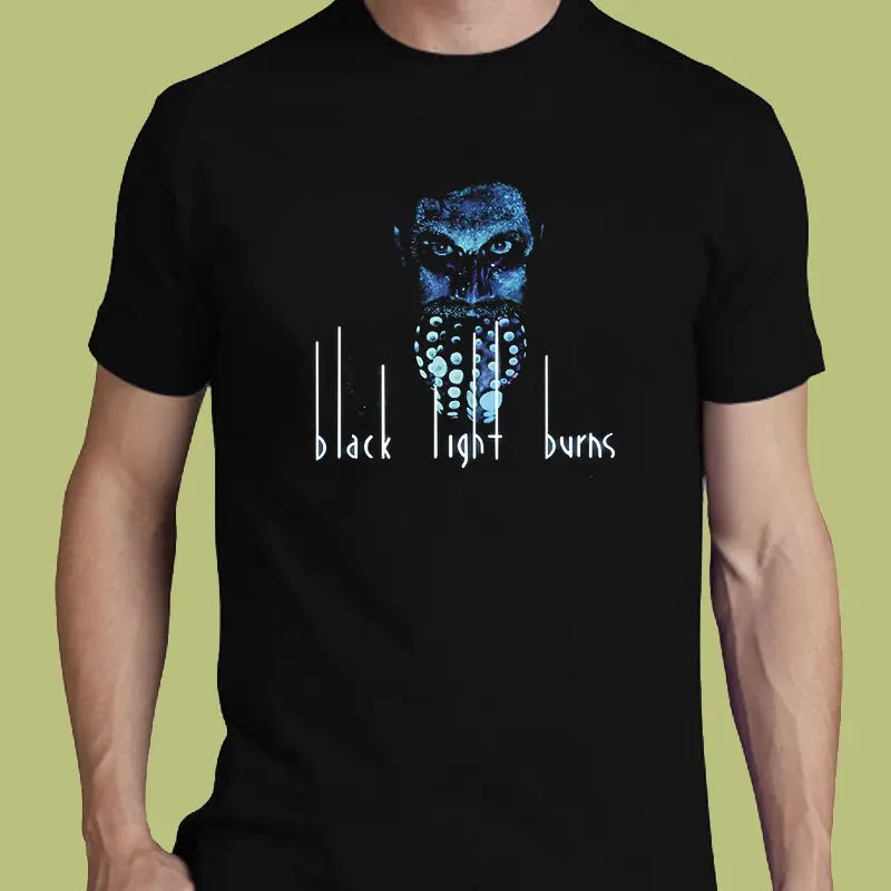Черный светильник Burns Wes Borland Tee Industrial Rock Band S M L XL 2XL 3XL футболка Летняя хлопковая