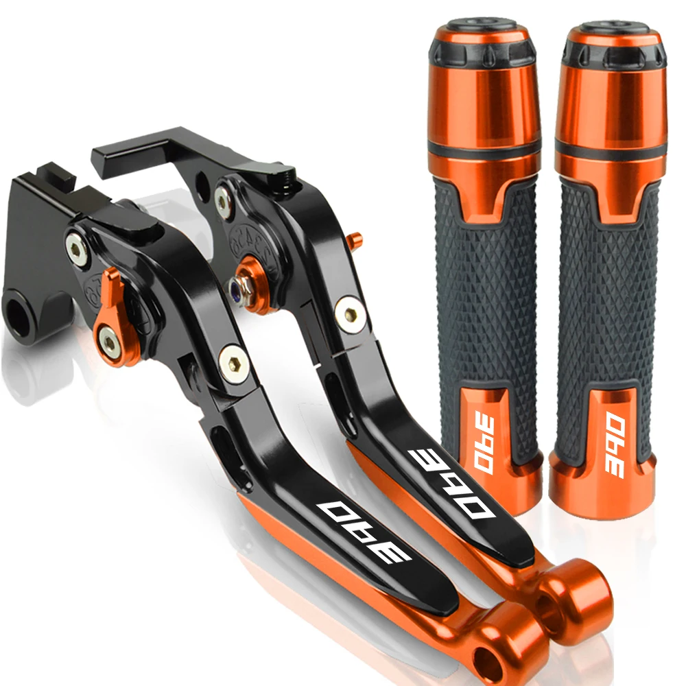 

Motorcycle CNC Brake Handle Clutch Lever Clutch Brake Levers Hand Bar Handlebar Grips For 390 2012-2019 2018 2017 2016 2015