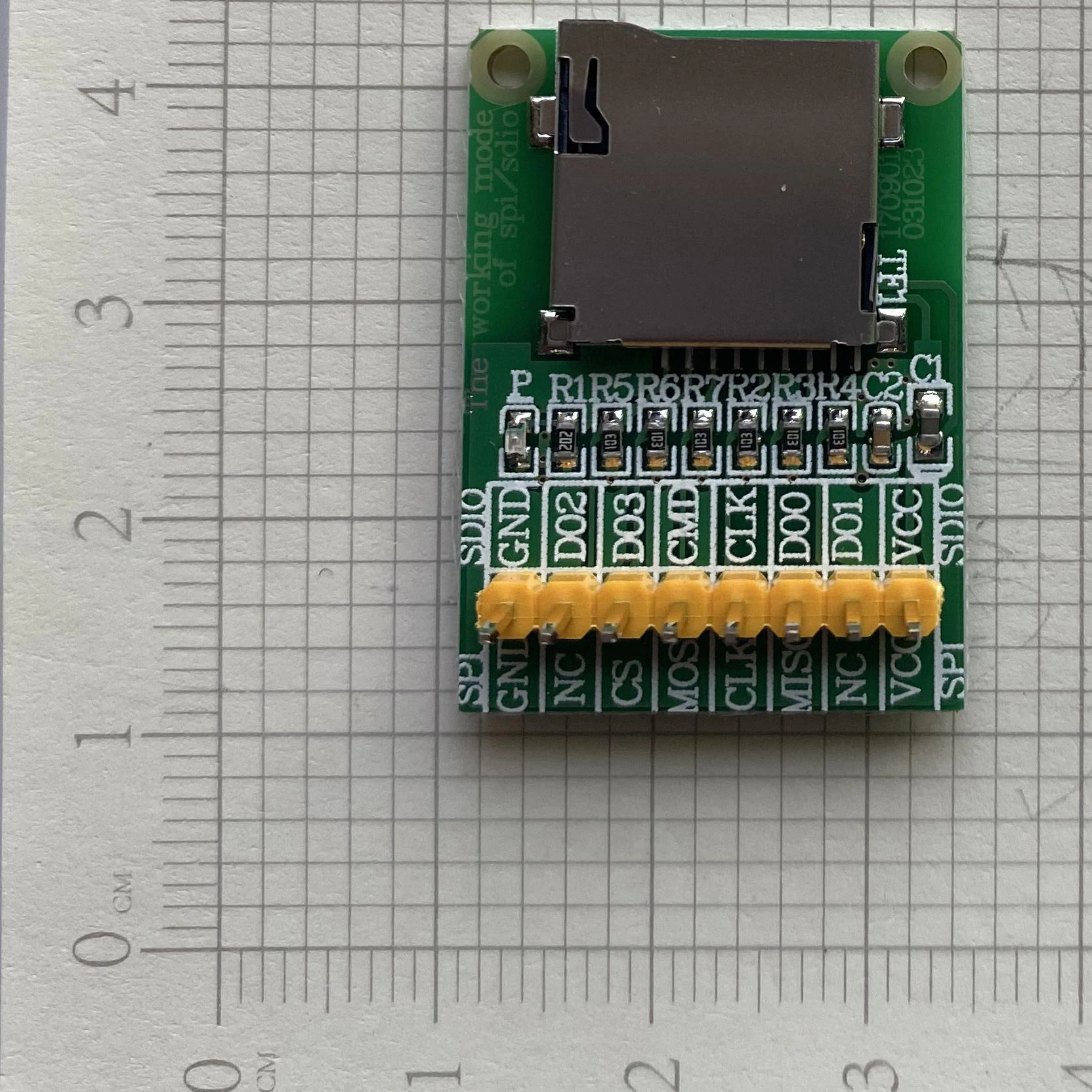 Модуль tf-карты SPI SDIO для diy starter micro-sd карты MCU STM32/AVR/PIC | Электронные компоненты и