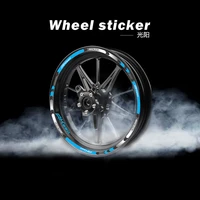 strips motorcycle wheel tire stickers car reflective rim tape motorbike bicycle auto decals for kymco ak550 ak 550