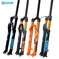 elyon mtb fork front suspension frame 29 27 5 inch air fork for bicycle straight tube magnesium alloy mountain bike accessories