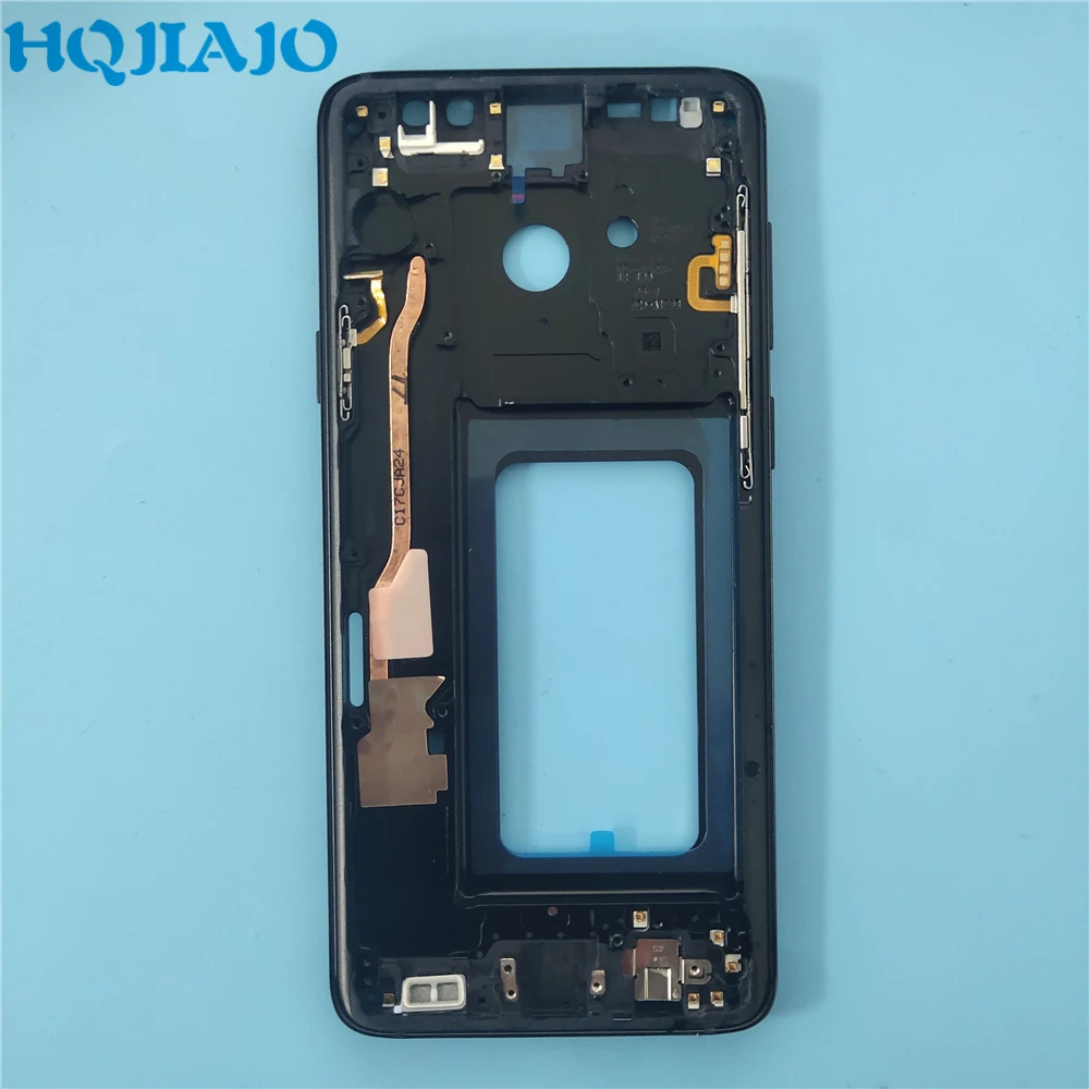 Для samsung Galaxy S9 G960 G960F S9+ S9 Plus G965 G965F корпус телефона шасси ЖК-пластина новая средняя рамка
