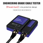 Кабельный тестер промышленного класса, Многофункциональный тестер интерфейса RJ45 RJ11 в одном, инструмент для ремонта кабеля Ethernet телефонной линии