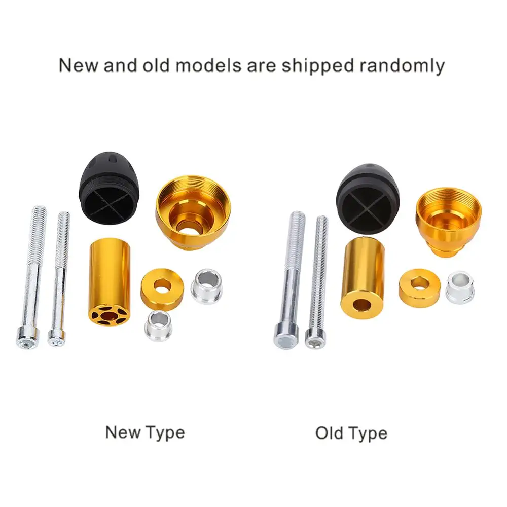 

Falling Protectors Aluminum Alloy Exhaust Frame Sliders Crash Protection Moto Crash Pad for Motorcycle Motorbike Universal