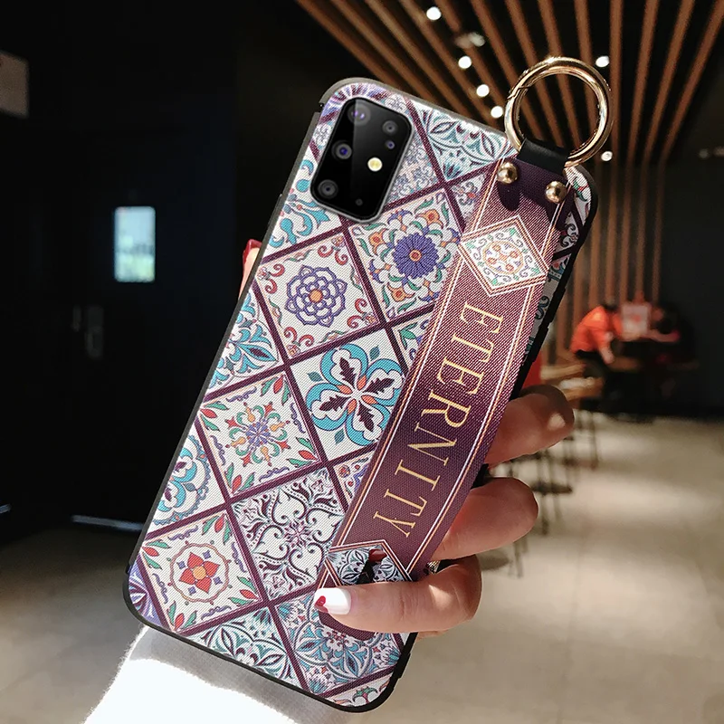 Чехол для Xiaomi Mi 9T Модный мягкий чехол с держателем на запястье Redmi Note 9S 9 7 8 Pro K20 K30