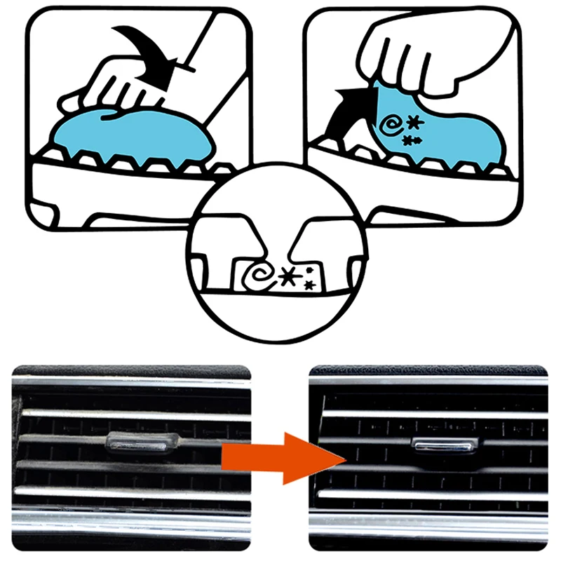 Гель для чистки VISBELLA высокотехнологичный волшебный пылеочиститель композитный