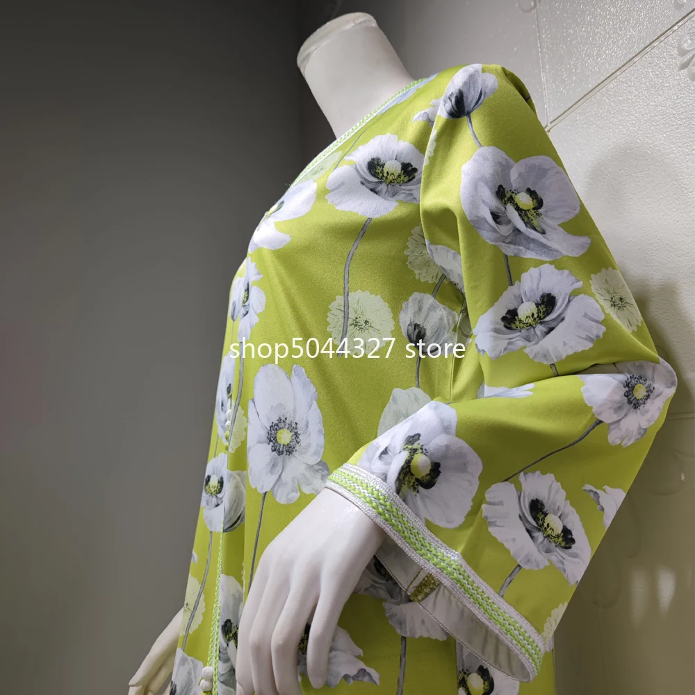 Abayas для женщин Дубай мусульманская Свадебная вечеринка Длинные платья богемный