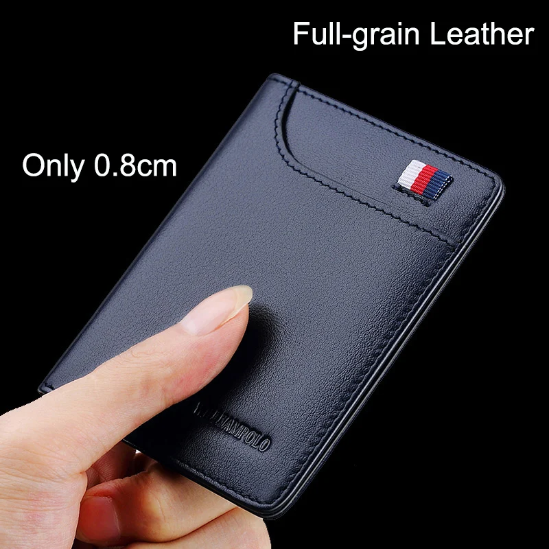 

WILLIAMPOLO Brand Men's Wallets Thin Male Wallet Card Holder Cowskin Soft Mini Purses New Design Vintage Men Short Slim Wallet