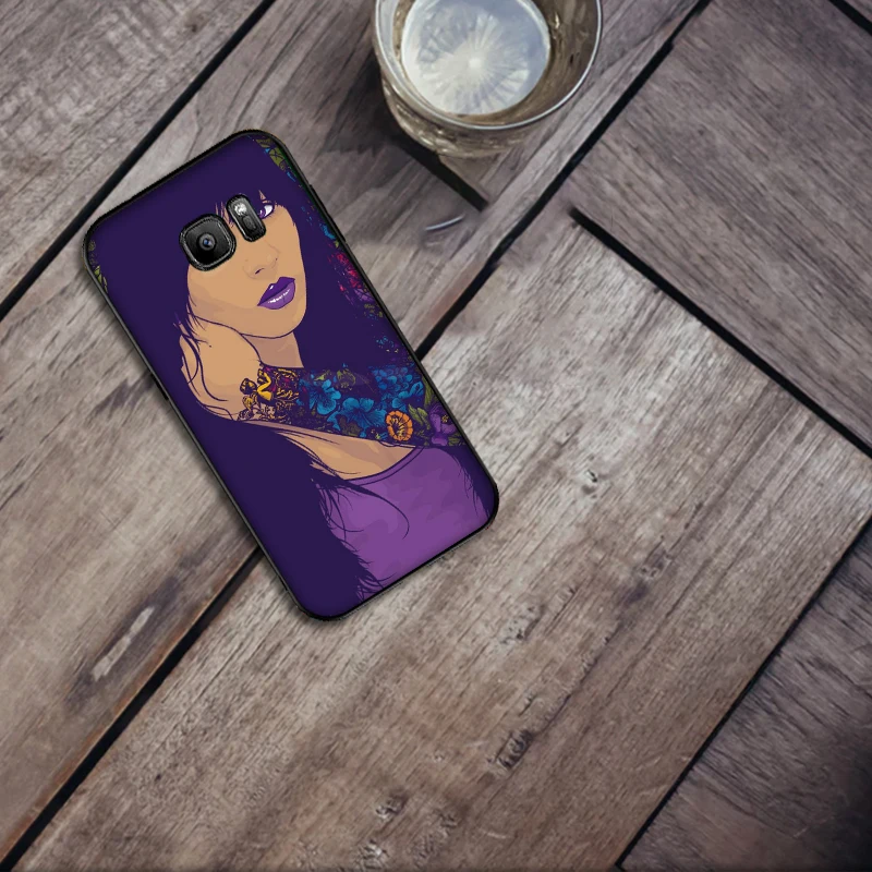 Марокканский арт Девушка Мягкий силиконовый чехол для телефона samsung S6 S7 Edge S8 S9 S10