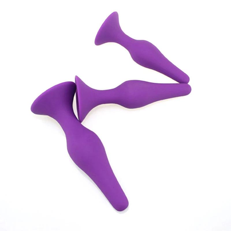 S/M/L/XL удобные силиконовые Анальная пробка всасывающие бусины чашка Анальный