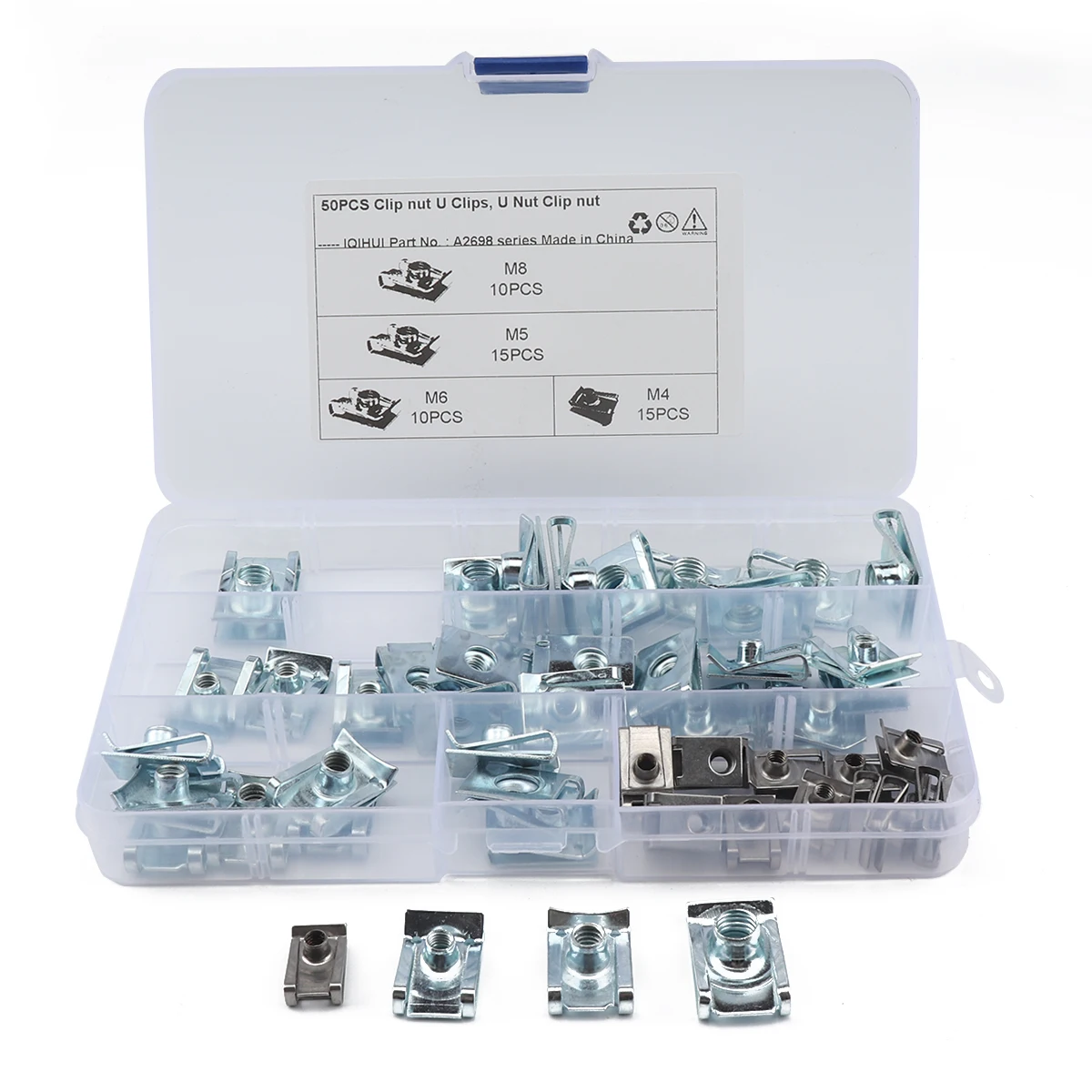 M4 M5 M6 M8 Spire Clips Chimney Nuts U Speed Fastener Assorted Kits Hand Tools Set | Инструменты