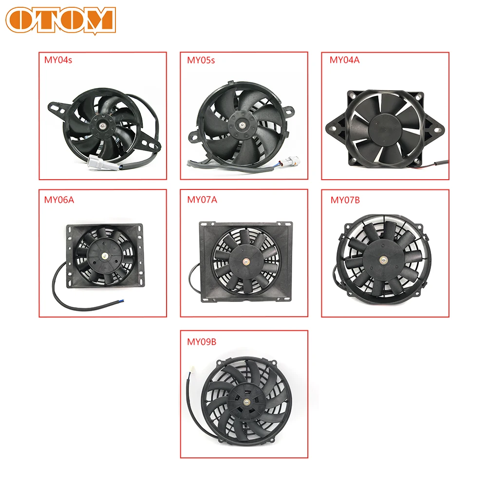 

OTOM вентилятор резервуара для воды для мотоцикла 12 В постоянного тока радиатор кулер ATV UTV Мотокросс двигатель внутреннего сгорания универса...