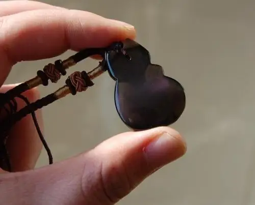 LETSFUN Изящные Ювелирные изделия натуральный ледяной обсидиановый камень ручная