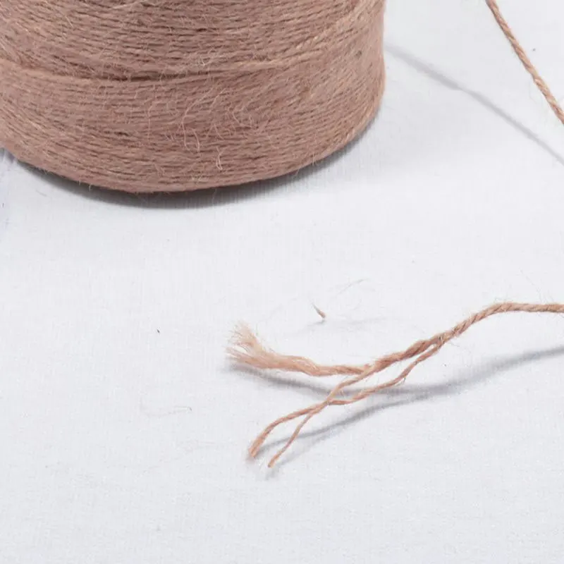 Натуральный джут шпагат в наборе джуготовый ремешок семена цветов 100 м тканые