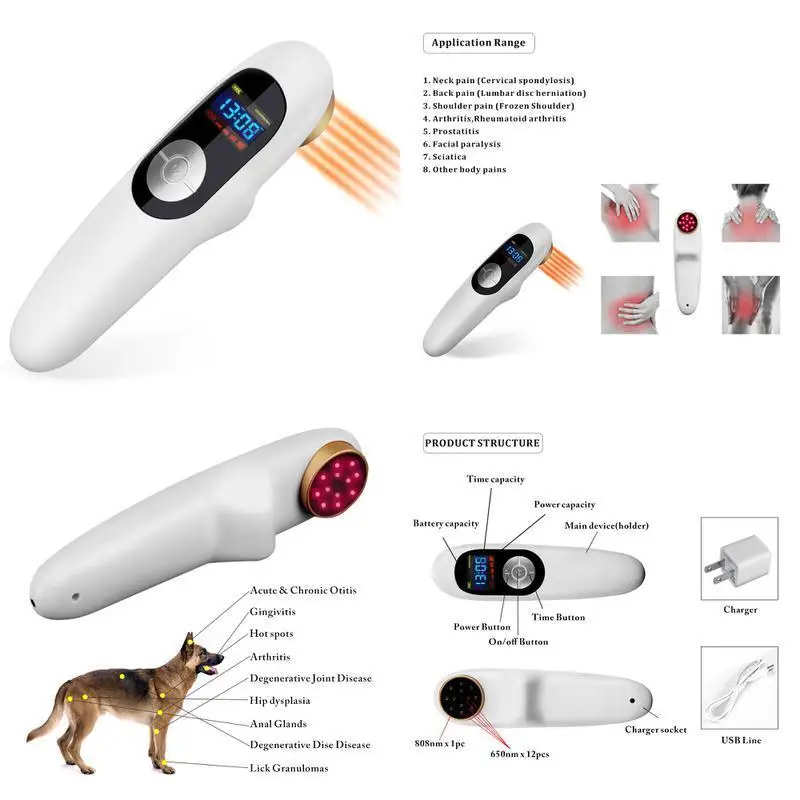 LLLT низкоуровневая лазерная терапия обезболивающее устройство физиотерапия