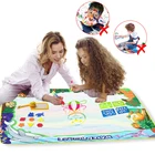 Магический коврик для рисования водой большого размера с ручкой для рисования аксессуары для рисования тема динозавра доска для рисования для детей обучающие игрушки