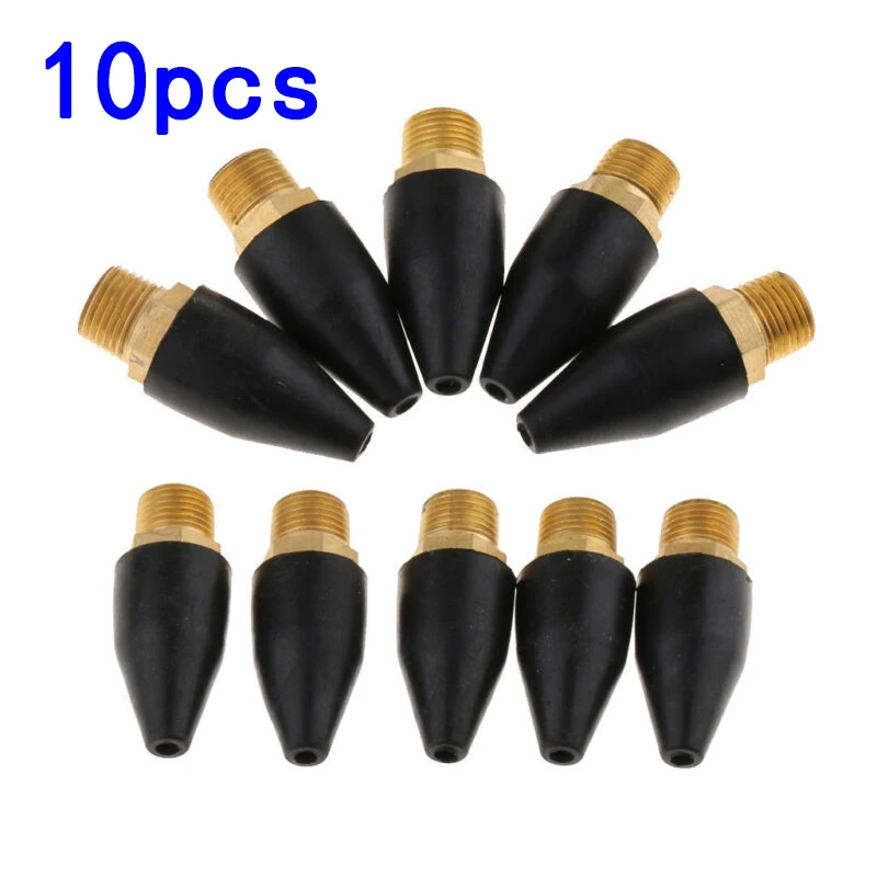 10 шт. резина/латунь наконечник безопасности для Капри воздуходувные инструменты