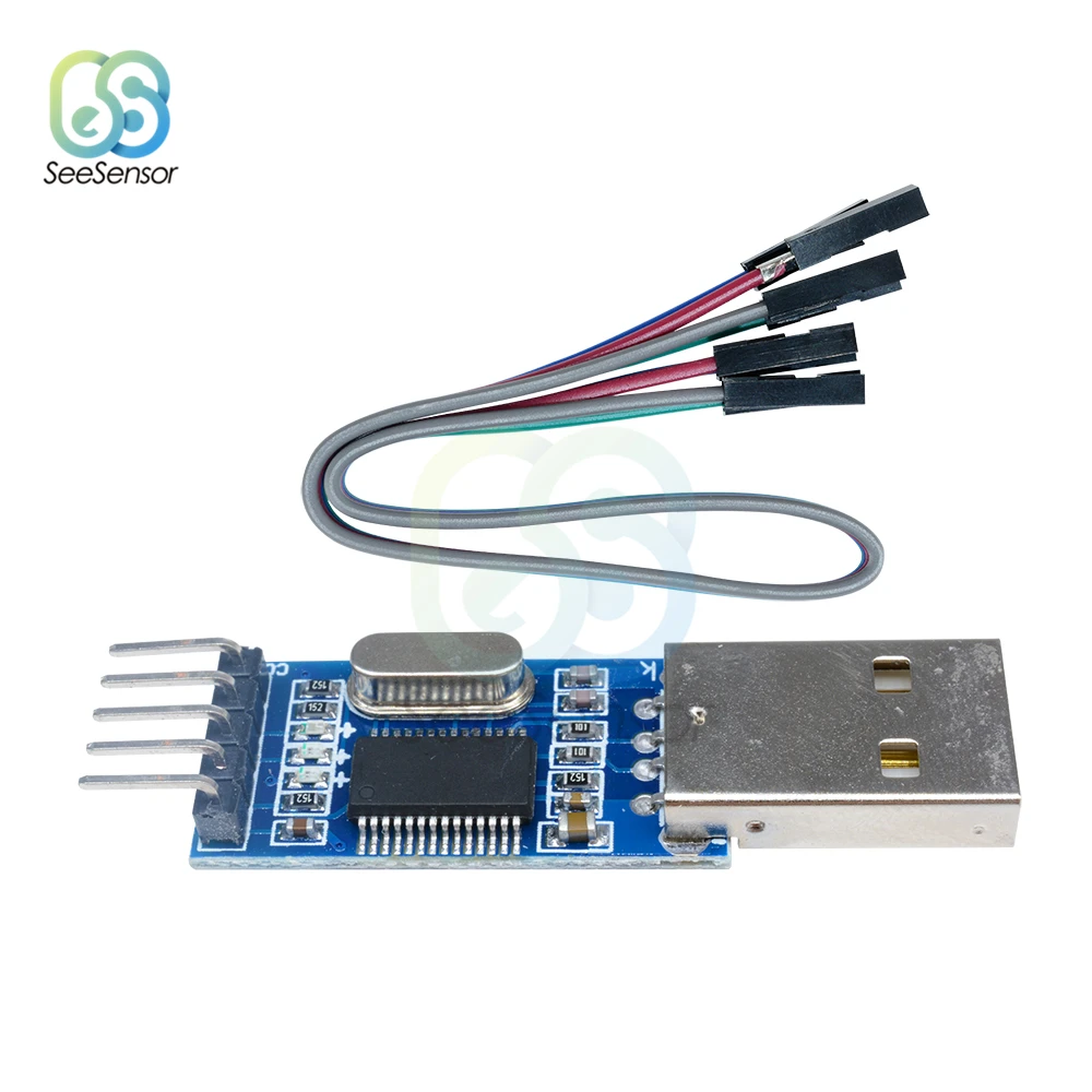 USB в RS232 ttl конвертер адаптер загрузки платы модуль PL2303 PL2303HXA преобразования последовательный кабель с гибкой крышкой 4 булавки кабель