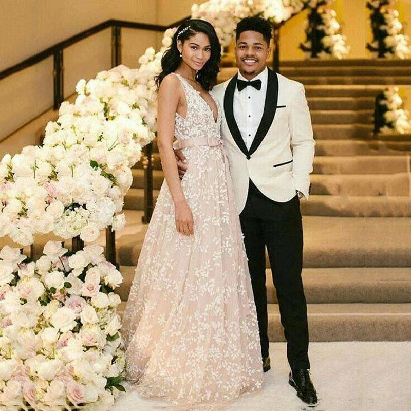 Формальный мужской костюм из 2 предметов Свадебный Мужской Блейзер смокинг для