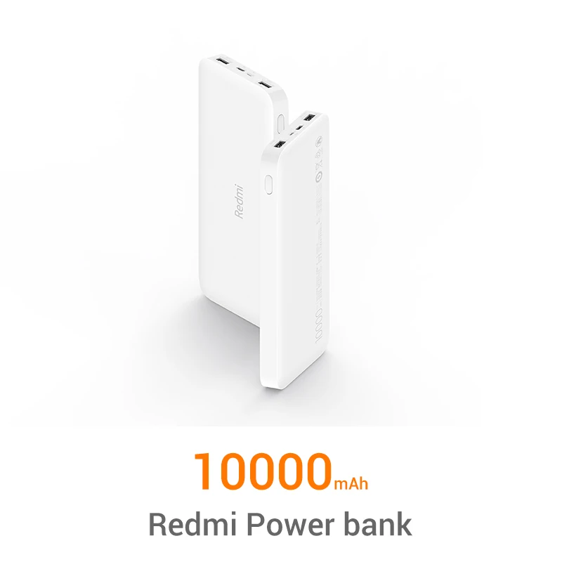 Внешний аккумулятор Xiaomi Redmi 10000 мАч портативный внешний с двойным выходом USB